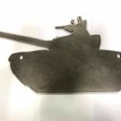 AR500 Tank Silhouette Steel Target Gong 24" X 12" X 3/8" AR500 Tank Silhouette Steel Target Gong 24" X 12" X 3/8"