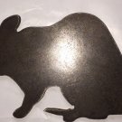 Rat Silhouette Steel Target Gong 8" X 5" Rimfire .22 9MM
