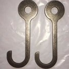 AR500 6" Target Hanger Hook 1/2" Rebar Round Bar Set Of 2 AR500 6" Target Hanger Hook 1/2" Rebar Round Bar Set Of 2