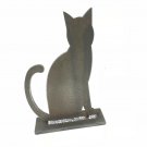 AR500 Cat Silhouette Animal Steel Knock-Over Target 12"X 8"X 3/8"