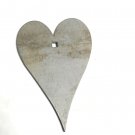 AR500 8"X 12"X 3/8" Heart Silhouette Steel Target Gong