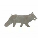AR500 1/4" Coyote Silhouette Steel Target Gong 24" X 10" AR500 1/4" Coyote Silhouette Steel Target Gong 24" X 10"