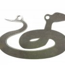 Ar500 Snake Silhouette Steel Target Gong 12" X 8" X 1/4"
