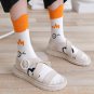 Cute Embroidered 3D Duck Design Women's socks, 4 Pairs, 4 colors, size 5.5-9.5