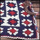 Simply Patriotic Afghan