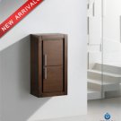 Fresca FST8140WG 15.75""W x 32""H Bathroom Linen Side Cabinet w/ 2 Doors - Wenge Brown