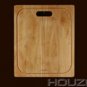 Hamat Edura CUT-1518 Cutting Board for Contempo Sink - Hardwood