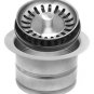 Mountain Plumbing MT202 PVD Brass Extended Waste Disposer Flange + Stopper-Strainer - Polished Bra