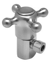 Mountain Plumbing MT4001X-NL/PN Cross Handle Angle Valve - Lead Free - Polished Nickel