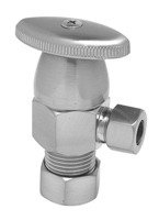 Mountain Plumbing MT6003-NL/TB Oval Handle Angle Valve - Lead Free - Tuscan Brass