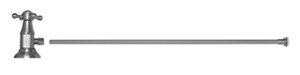 Mountain Plumbing MT4831X-NL/ORB Cross Handle Toilet Angle Supply Kit - Lead Free - Oil Rubbed Bro