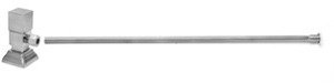 Mountain Plumbing MT5831-NL/BRN Square Handle Toilet Angle Supply Kit - Lead Free - Brushed Nickel