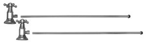 Mountain Plumbing MT4931X-NL-MB Cross Handle Lav Angle Supply Kit - Matte Black