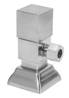 Mountain Plumbing MT5004-NL BRN Square Handle Angle Straight Valve - Lead Free - Brushed Nickel