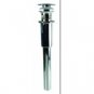 Mountain Plumbing MT744-3 BRN Stationary Dome Lav Drain With Overflow - Brushed Nickel