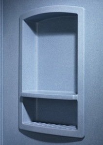 Swanstone RS-2215-011 Recessed Soap & Shampoo Shelf 22" x 15" x 4-5/16" - Tahiti White