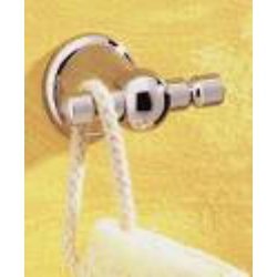 Valsan Sintra 66812ES Double Robe Hook - Satin Nickel
