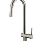 Vigo VG02008ST Savona Single Handle Pull Out Spray Kitchen Faucet - Stainless Steel