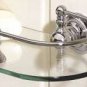 Valsan Kingston 66365ES 19 3/4"" Glass Shelf - Satin Nickel