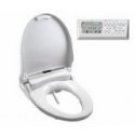 Clean Sense DIB-1500R-RW White Round Bidet Toilet Seat w/Remote