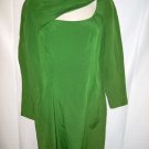 Green Dress with Cut Outs