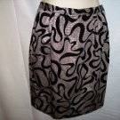 Silver and Black Skirt