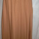 Navy Tan Wool Skirt