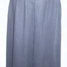 Navy Blue Wool Skirt