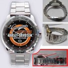 27 HARLEY DAVIDSON GENUINE LOGO MOTOR CLUB SPORT METAL WATCH
