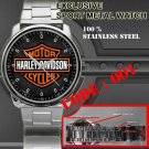 28 GENUINE LOGO HARLEY DAVIDSON MOTOR CLUB SPORT METAL WATCH