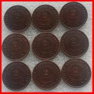 RARE United States Full Set 1865-1873 Full Set 9pcs Two Cents Coins. Explore Now!