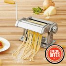 Home Stainless Steel Pasta, Tagliatelle & Spaghetti Cutter Machine