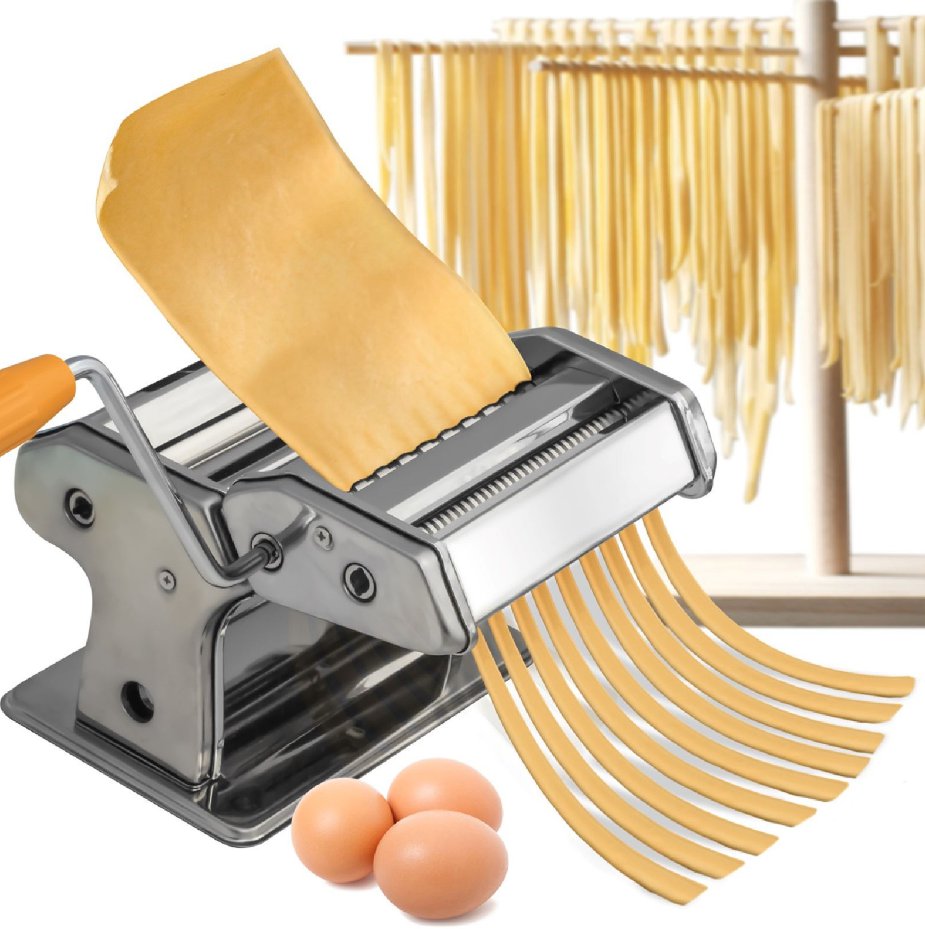 Home Stainless Steel Pasta, Tagliatelle & Spaghetti Cutter Machine