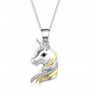 Unicorn Horse Chain Pendant Necklace