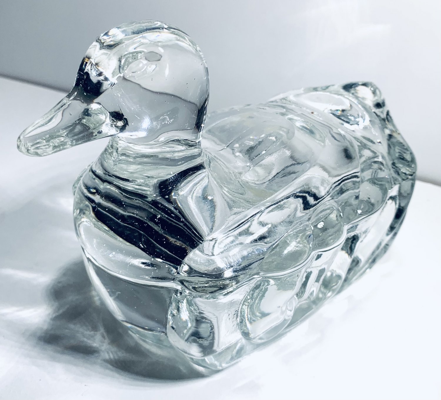Vintage L.E. Smith Glass Ducks