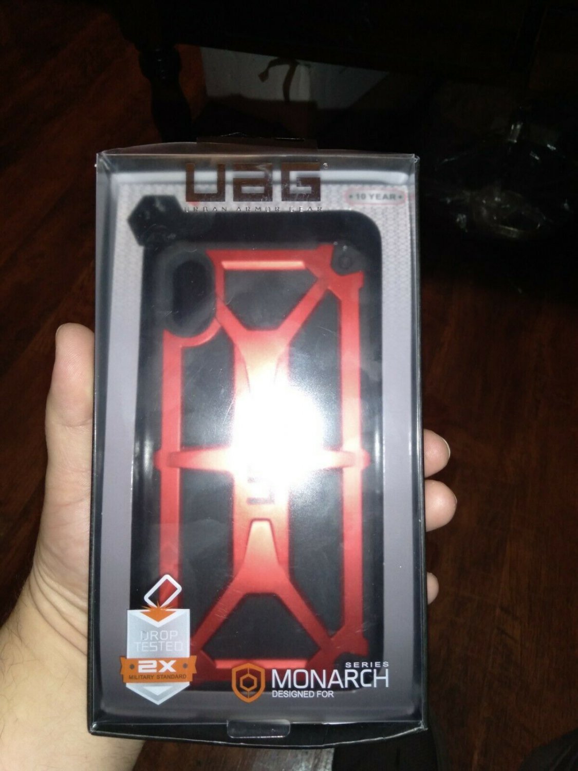 UAG - Monarch Series Drop Tested Case for Apple iPhone XS Max - Crimson