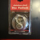 70mm Cool Duty Stainless Steel Armor Brass Cylinder Disc Padlock Round Lock