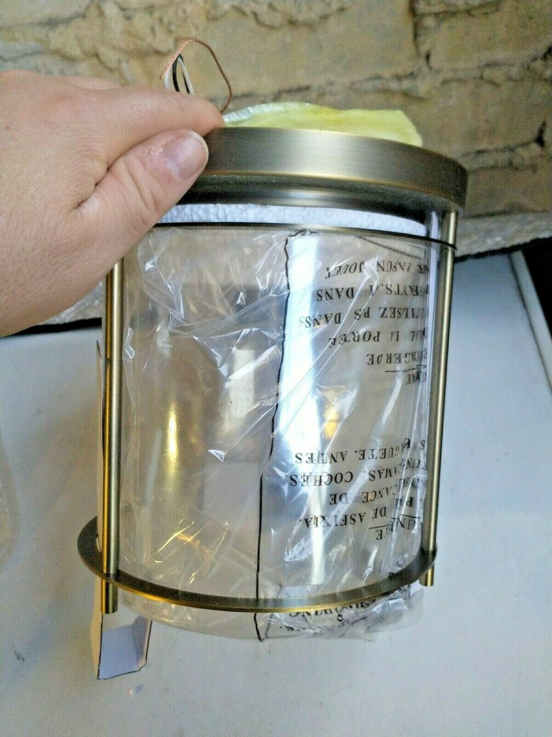 Allen+Roth Lynbridge Flushmount Ceiling Fixture Soft Gold  0858410