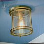 Allen+Roth Lynbridge Flushmount Ceiling Fixture Soft Gold  0858410