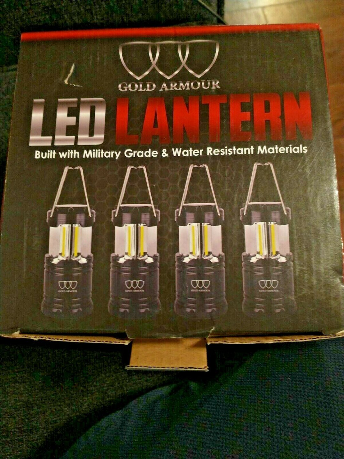 Gold Armour 4 pack led lantern
