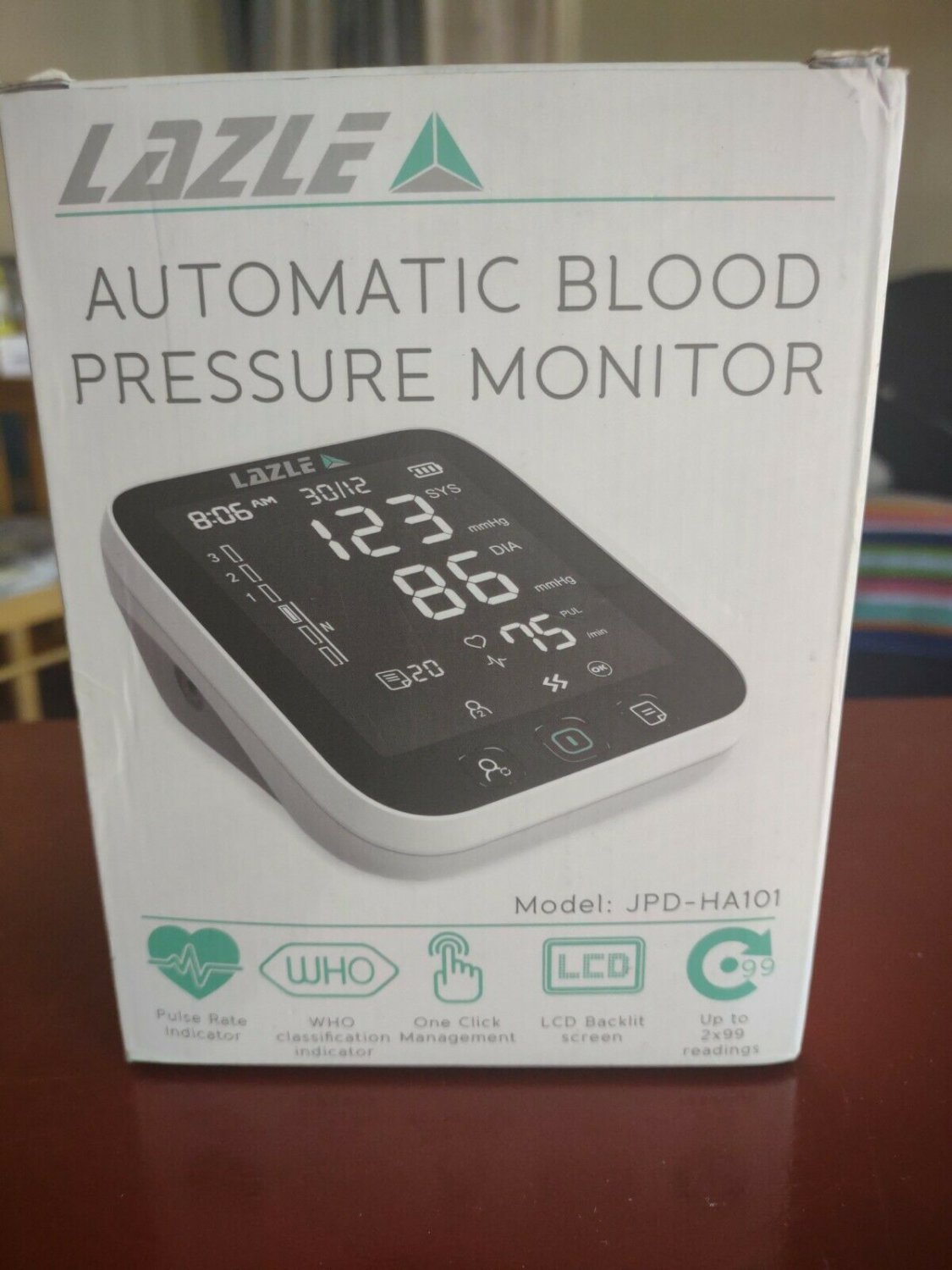 Lazle Automatic Blood Pressure Monitor Model JPDHA101