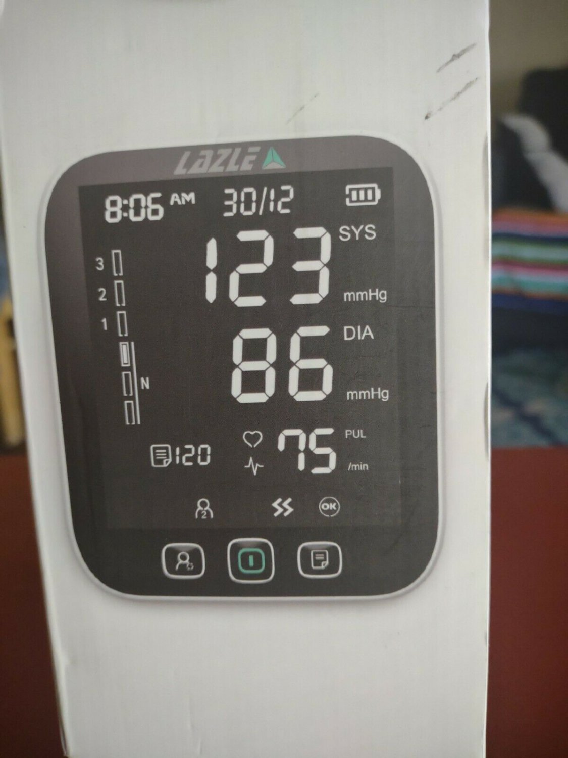 Lazle Automatic Blood Pressure Monitor Model JPDHA101