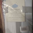 2 pk Cloud Island Jersey Fitted Crib Sheets White/Cloud Print &Solid Lt Blue