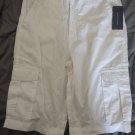 Tommy Hilfiger Boys' Cargo Pocket Short, Bright White, 16