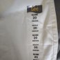 LEE Women's Mid Rise Regular Fit White Cotton Bermuda Shorts Size 20 Medium NWT