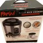 Parini RICE COOKER 4 CUP (Uncooked) - 8 CUP (Cooked) w/ Removable Steam Tray