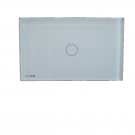 LIVOLO Light Switch, Tempered Glass Panel Touch Light Switch 1 Gang 2 Way