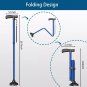 BONTEC Foldable Walking Cane, Aluminum Collapsible Walking Stick