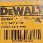DeWalt HP DW8061 4" x .045" x 5/8" Metal Angle Grind Thin Cutoff Wheel LOT of 10