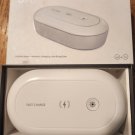 Cell Phone / Jewelry UV + O3 Ozone Sterilizing  Wireless Fast Charger Box